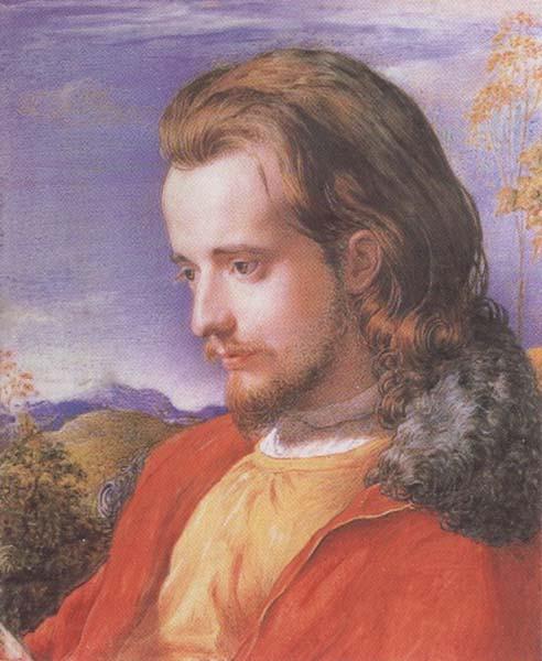 George Richmond Portrait of an Artist Sweden oil painting art